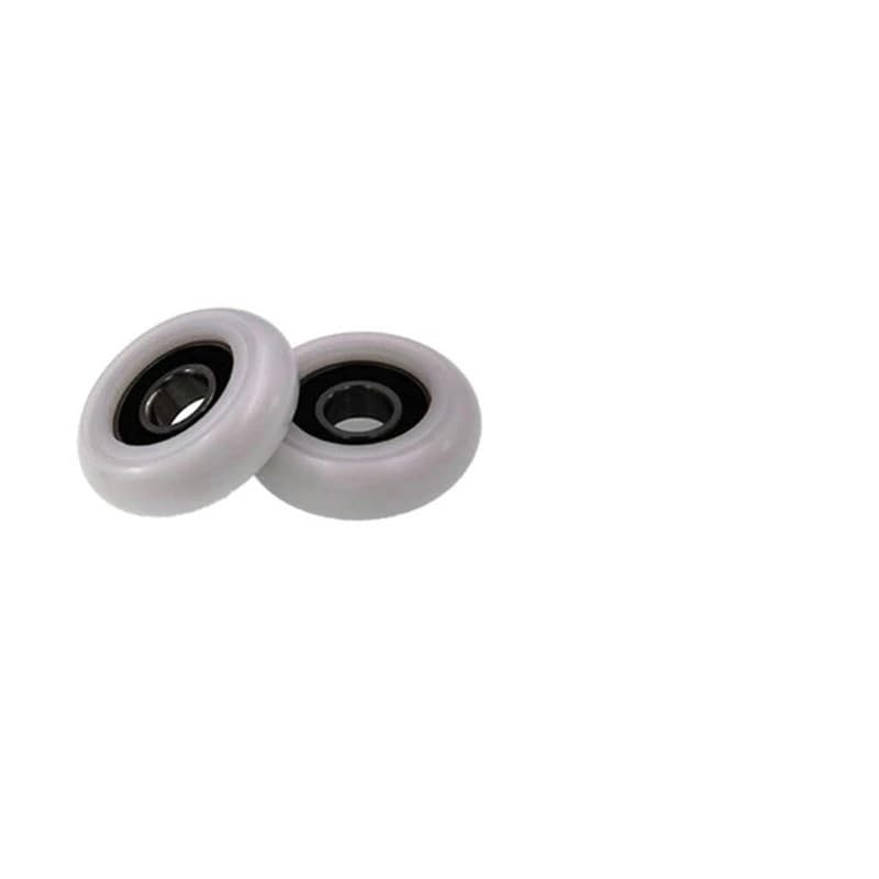 4 sztuki 12 x 45 x 14 mm POM łazienkowe koło pasowe do drzwi przesuwnych BSR600145-14 średnica 45 mm prowadnica mechaniczna koło plastikowe