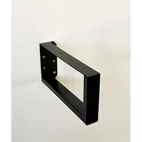 1 BestLoft® Waschtisch-Halterung für Waschtisch und Tisch | Halterung zum Anschrauben | Stahl Rohstahl pulverbeschichtet Cover