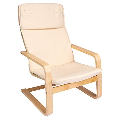 Sillón voladizo Pello de Ikea en tela beige Cover