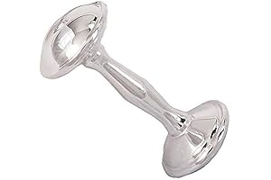 Santa Barbara Design Studio Silver Baby Rattle