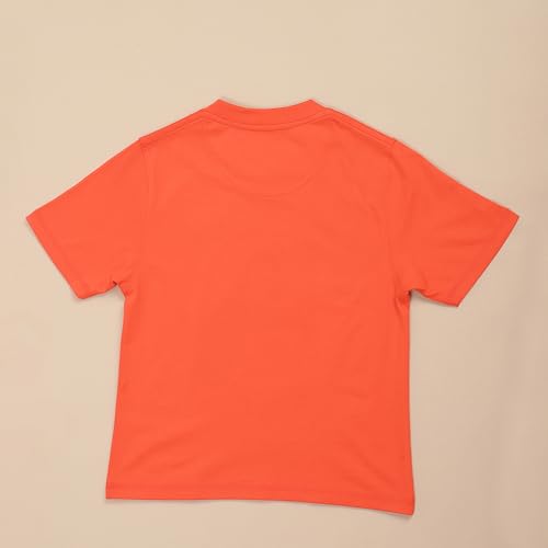 Image of Kidsville Official Naruto Anime Character Half Sleeves Round Neck Graphic Printed Regular Fit Pure Breathable Cotton Fabric Tshirt for Boys
