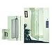 CRL Brushed Nickel Frameless KD 1/4" Hinge Shower Door Kit 64" High [Misc.]