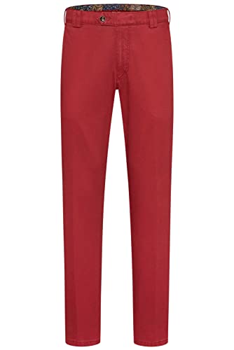 MEYER Herren Hose Roma 9-316 – Baumwollhosen, Sportive Moderne Freizeit Chino, Rot (55), 26