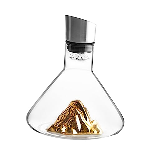 Alipis Decantador de Vino Práctico y Elegante de Diseño Artístico Rápido y Portátil para Uso Doméstico y Reuniones