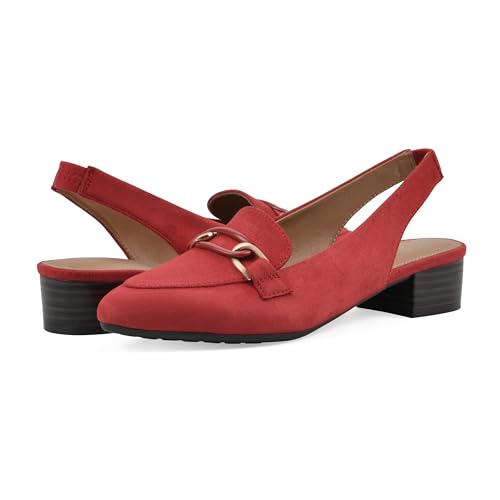 Image of WHITE MOUNTAIN Women's Boreal Low Block Loafer Heel