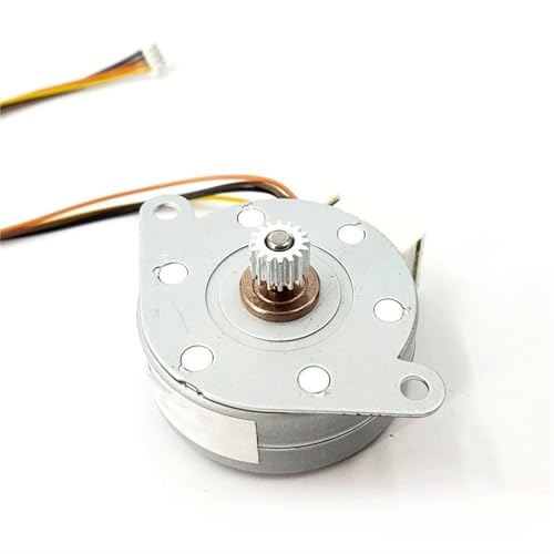 GTPBAO Micromovimiento Motor Paso a Paso de imán Permanente de 35 mm, ángulo de Paso de 7,5 Grados, Motor Paso a Paso de 4 Cables y 2 Fases for Dispositivo de escáner e Impresora Reductor Deslizante