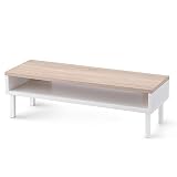 【26-40型推奨】 アイリスオーヤマ テレビ台 ウッドAVボード 幅95.0×奥行約33.5×高さ約30.0cm 耐荷重:30㎏ ナチュラル おしゃれ 部屋に馴染む WAB-950 ウォームホワイト/ライトナチュラル【HIROBIROシリーズ】