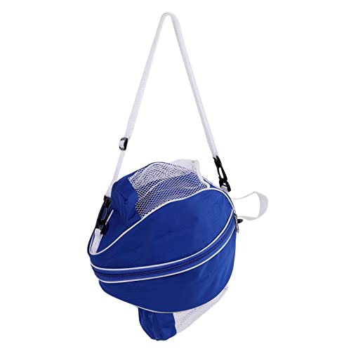 Basketball Supplies Round Mesh Basketball Bags Oxford Cloth Football Storage Pouch Sports Backpack for Single Basketball, Football, Vollyball,