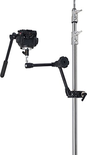 Image of Kupo 3 /8 inch-16 Threaded Mounting Plate with Baby 5 /8 inch (16mm) Stud, Round Flat Adapter for Convi Clamp and Grip Rigs, Fast Accessory Mounting for Photo Video Builds, Brass Aluminum (KG002312)