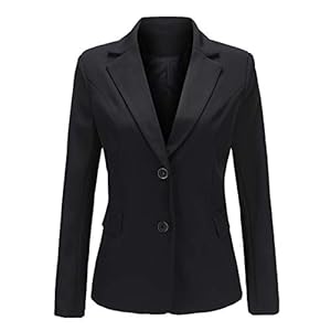 YYNUDA Kurzblazer Damen Slim Fit Blazer Sommer Anzugjacke Elegant Büro Jacke Top für Business Freizeit