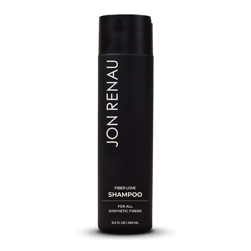 Jon Renau Fiber Love Shampoo, Paraben & Sulfate Free, Moisturizing and Gentle Cleanser for Synthetic Wigs and Hair Extensions, Safe for Colored Hair and Routine Wig Care, Helps Extend Fiber Longevity
