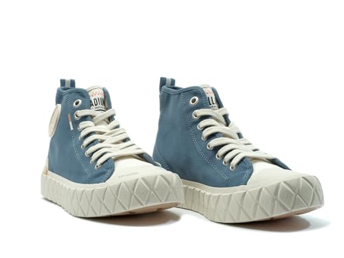 Image of Palladium Unisex Palla Ace Mid Organic Canvas Lace Up Sneaker