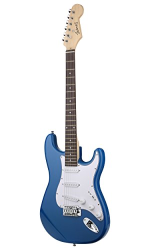 Image of Juarez JRZ-ST38-BL Electric Guitar Kit, Right Handed BLUE with Case /Bag and Picks