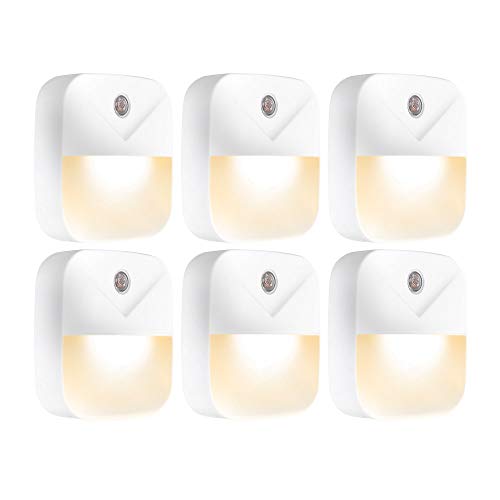 Image of Aultra Night Light LED Night Lights Plug Into Wall - Super Smart Dusk to Dawn Sensor Activated, Automated On & Off, Used for Kitchen, Bathroom, Home Improvement, Bedroom (6-Pack)