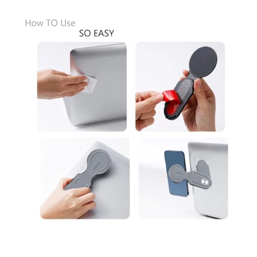 Soporte Magnético para Teléfono en Laptop, Plegable y Compacto miniatura 2