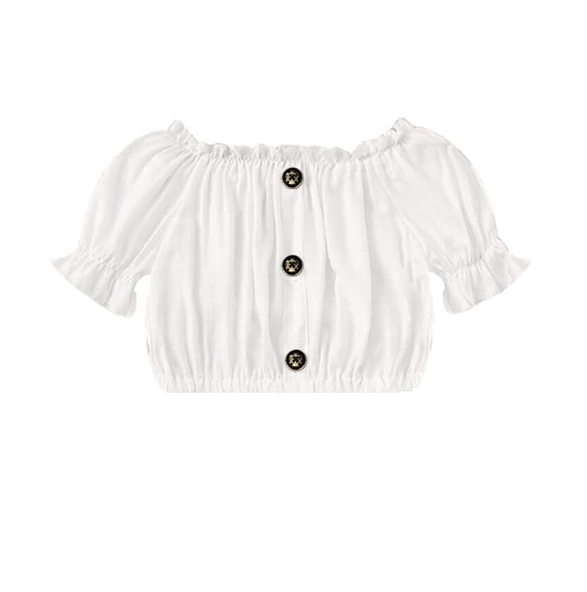 Crop Top for Modern Girls (White) Crop Top for Modern Girls (White)