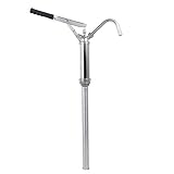 Lever Action Barrel Pump, 55 Gallon Manual Oil Drum Pump Heavy Duty Cast Iron Lever-action Fuel Transfer Hand Pump