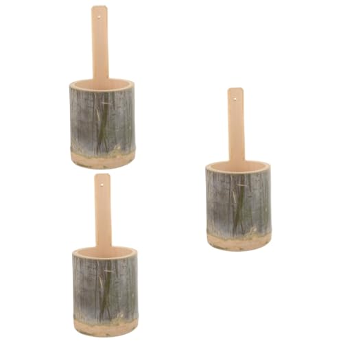 Sosoport 3stücke Hängender Blumentopf Wandmontierte Pflanzgefäße Für Balkon Und Garten Und Minimalistische Deko Für Innen Und Außen Hochwertiger Pflanzenhalter Für Zimmerpflanzen