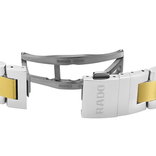 Rado Captain Cook Automatic Green Dial, Date Display, Super Luminova Indexes and Yellow Gold and Silver Bracelet