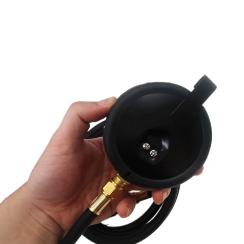 Diesel Fuel Pressure Tester Gauge Assembly TU-32-6 6.6L,Fits for GM Duramax Diesel Fuel System Test Kit, with Quick Coupler (30 inHg - 15 PSI, 6FT)