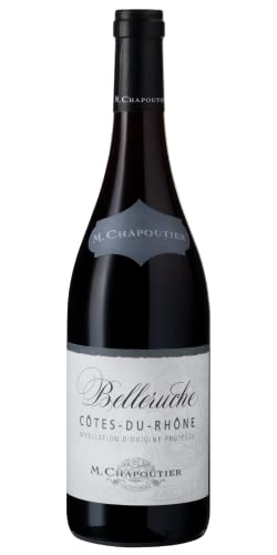 M. Chapoutier Cotes du Rhone AOC trocken - Trockener, aromatischer Rotwein aus Frankreich (1 x 750 Milliliter )