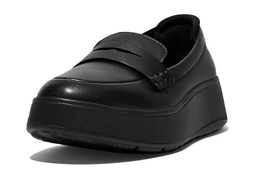 Image of FitFlop Allegro Fringe Buckled Leather Loafers