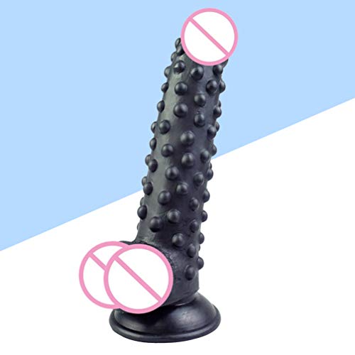 ARTIBETTER Longo Didlo Brinquedo Cavalo Iniciantes Casais Prazer Massageador Varas Preto