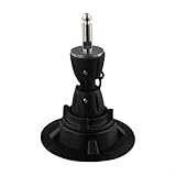 Piastra di base per vela: realizzata in materiale PVC, questo piede per windsurf fornisce un collegamento affidabile tra vela e tavola; finitura nera si abbina alla maggior parte dei rig; misura 12,5 cm di diametro (circa) e pesa 400 g (circa); le dimensioni compatte assicurano un'integrazione perfetta con configurazioni generali dell'impianto di perforazione
