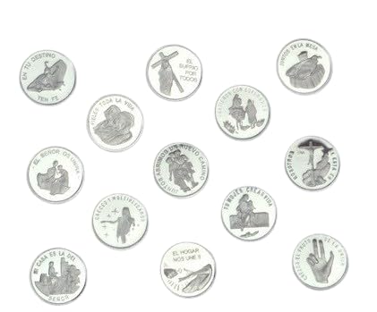 Generic Arras de Boda Bíblicas en Plata