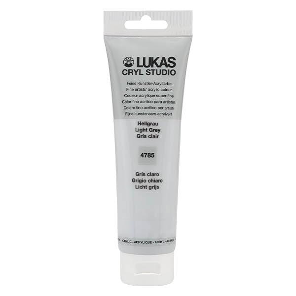LUKAS Cryl Studio - Peinture Acrylique De Qualité Supérieure - Argent - 250 Ml
