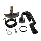 Zambuph Iron Starter Gear Kit Schnelles und zuverlässiges Motorrad Start Kickstart Kit mit Shaft Gear Starter Lever Shaft