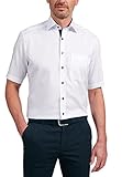 eterna Comfort Fit Hemd Halbarm New Kent Kragen Oxford weiß Größe 45