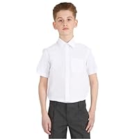 Listers Schoolwear Boys School Shirt Ages 2-16 Long/Short Sleeve Non Iron Easy Care Regular/Slim Fit