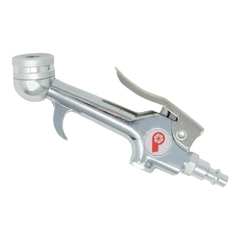 Prestacycle Prestaflator Mini, Bike Tire Inflator Head, Bicycle Air Pump Valve Presta Push-to-Inflate Tool for Air Compressor Lines, Presta Tire Inflator Head with Easy One-Hand Operation Cover