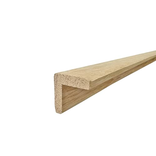 Image of 1x1 Outside Corner Trim Moulding, Real Hardwood, The Millwork Outlet (White Oak, 94 inch)