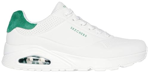Image of Skechers Men's Uno Suited on Air Sneaker, WHITE GRAY, 12 US