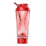 VOLTRX 電動シェイカー プロテインシェイカーボトル USB-C充電式ポータブルプロテインミキサー シェーカーカップ トレーニング、フィットネス、運動用 Tritan材質 600ml
