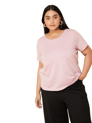 Image of Max Plus Size Women Solid T-Shirt