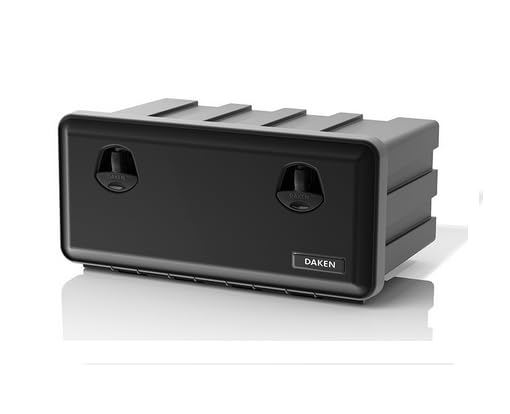 DAKEN LKW-Aufbewahrungsbox aus Kunststoff, 750 x 350 x 300 mm, 40 Liter, Carado, Unterflurbox, Werkzeugkiste, Gürtelkiste, Deichselkiste, Just, Just J040