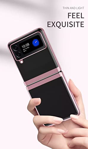 FTRONGRT Capa para Samsung Galaxy Z Flip 4, ultrafina, anti-queda, capa protetora de telefone PC cap