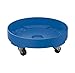 Vestil DRUM-DP-LD-30-BU Drum Dolly LD Poly Blue 30 Gallon