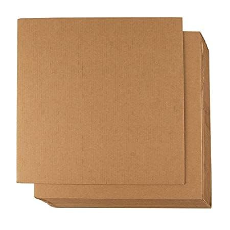 MARC 5-Ply Corrugated Cardboard Sheets, Flat Sheets For Inserts, Packing, Mailing, Crafts 12 x 12 Inches (20)
