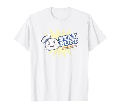 Ghostbusters Vintage Marshmallow Man Poster T-Shirt