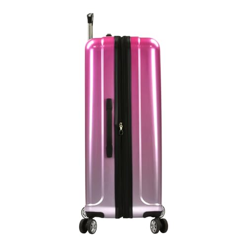 Traveler's Choice Women's Ruma II Expandable Luggage with Spinner Wheels, Ombre Pink, 30" Large3