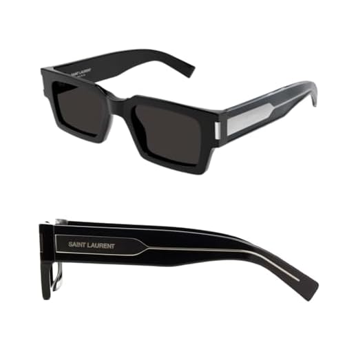 YVES SAINT LAURENT Óculos De Sol Retangulares Laurentsl Sl 572 Com Armação Metálica E Metálica, Kit Luxo