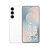 Samsung Galaxy S25 FE with Galaxy AI, Mobile Phone with Android, 6.7 Inch FHD Display, 50MP Camera, 256GB Memory, 8GB RAM, 4900mAh Battery, White