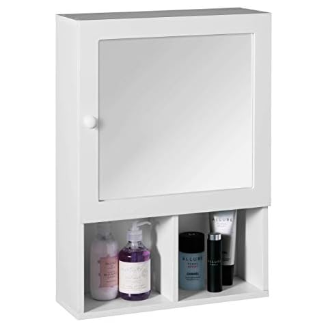 Premier Housewares White Bathroom Storage Cabinet Cover