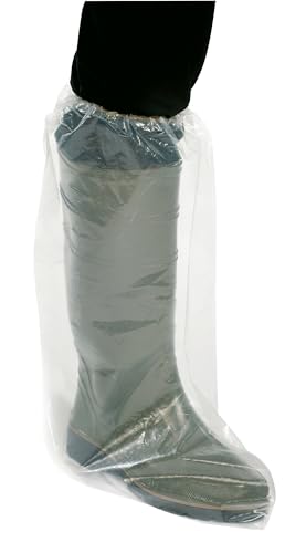 Kerbl 15375 - Fundas para Zapatos Desechables (con Goma, 100 Unidades, 400 x 500 mm)