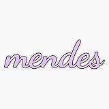 Mendes Bumper Sticker Vinyl Decal 5'