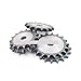 10-25 Teeth Process Hole 06B Chain Drive Flat Sprocket Roller Gear Pitch 9.525mm A3 Steel Industrial Wheel 1Pcs(24 Teeth (OD 76mm))